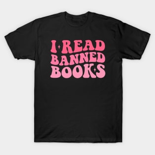 Groovy I Read Banned Books Geek Readers T-Shirt